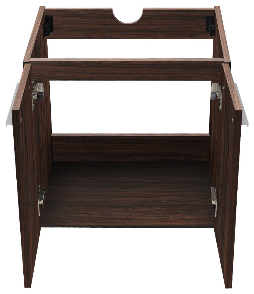Alto 23" Bathroom Cabinet, Base: Walnut, Base Only