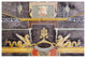 "Wall Fragment, Bulls Head, Winged Sea Monsters" Paper Art, 62"x42"
