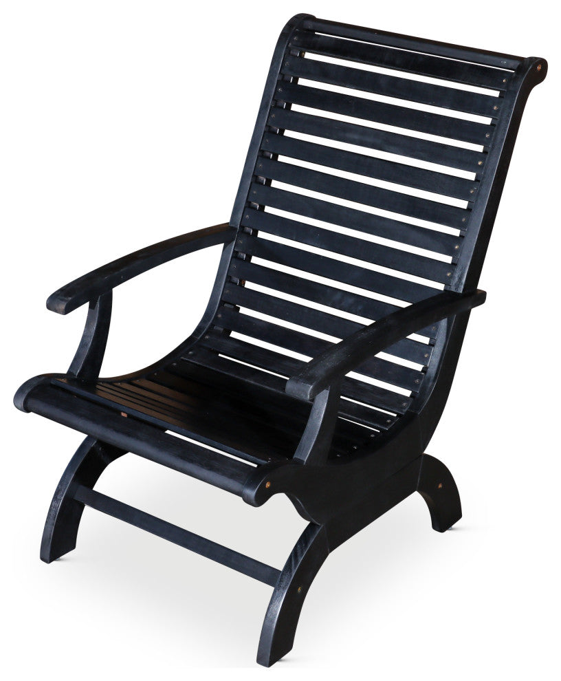 DTY Outdoor Living Aspen Eucalyptus Plantation Chair, Espresso