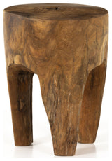 Kyra Outdoor End Table, Teak Root