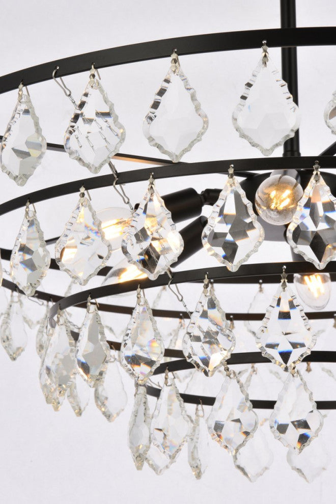 Evan 28" Pendant, Black