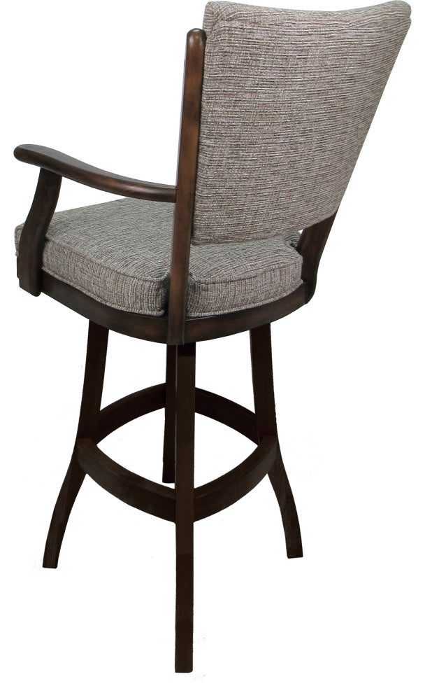 Classic Counter Bar Stools, Jetty June Walnut, 26"
