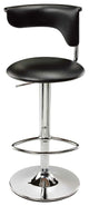 Pemberly Row Adjustable Bar Stool in Black