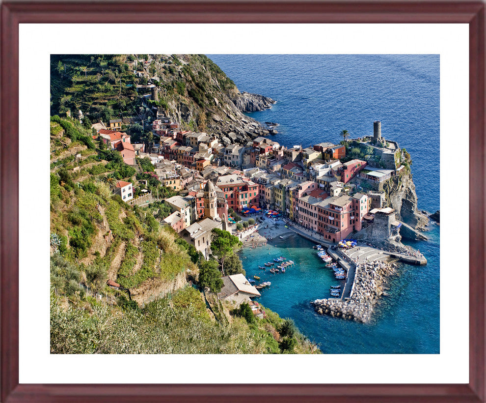 Artwork, Vernazza, The Cinque Terre Collection, Framed