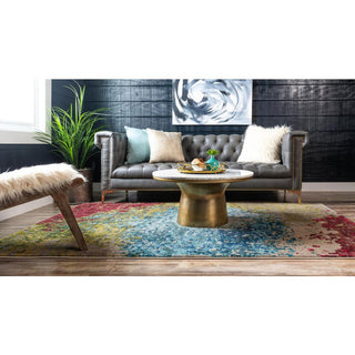 Rug Unique Loom Estrella Blue Rectangular 3' 3 x 5' 3