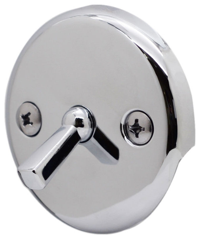 Beehive Grid Universal Tub Trim With Trip Lever Faceplate In Polished Chrome, Polished Chrome