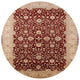Ahgly Company Indoor Round Mid-Century Modern Area Rugs, 3' Round