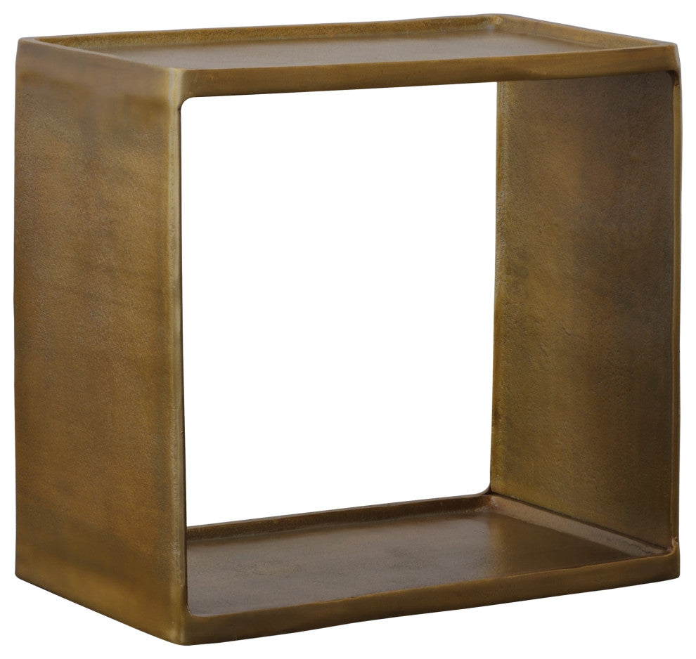 Uttermost 25232 Derwent Antique Brass Side Table
