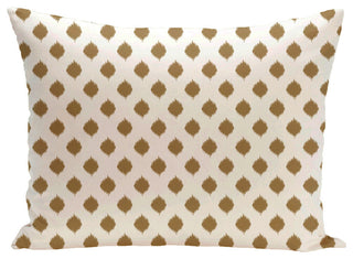 Cop-Ikat Geometric Print Placement, Khaki, Set of 4