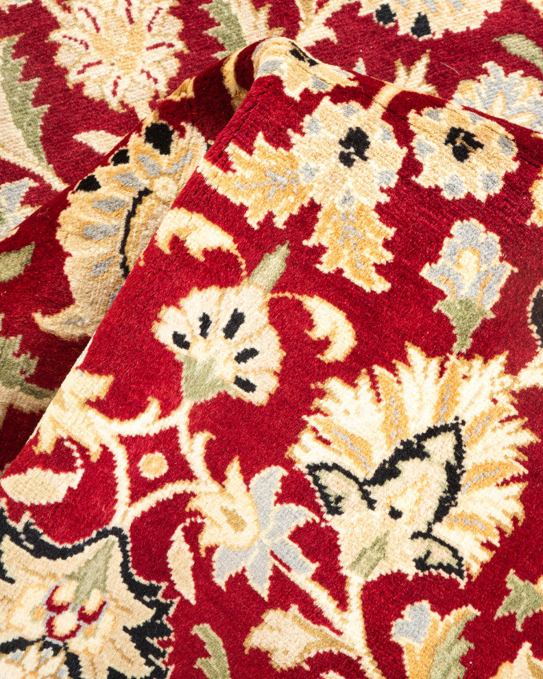 Mysore, One-of-a-Kind Hand-Knotted Area Rug Red, 3'2"x5'3"