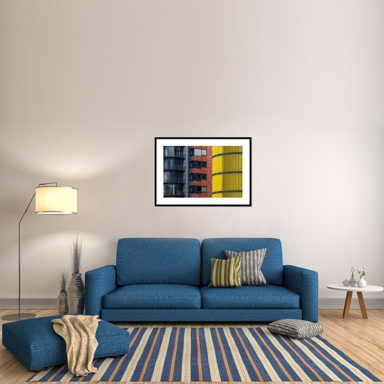 "Opposite Attraction Ii" Framed Digital Print by Benjamin Brosdau, 44x31"