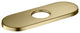 6" Bathroom Faucet Hole Cover KFC100, Brush Gold