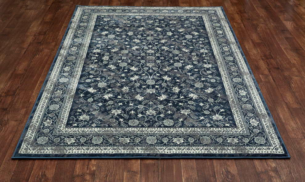 Chelsea Evangeline Steel Blue 3'3"x4'11" Area Rug