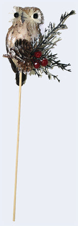 Owl On Branch, 3"