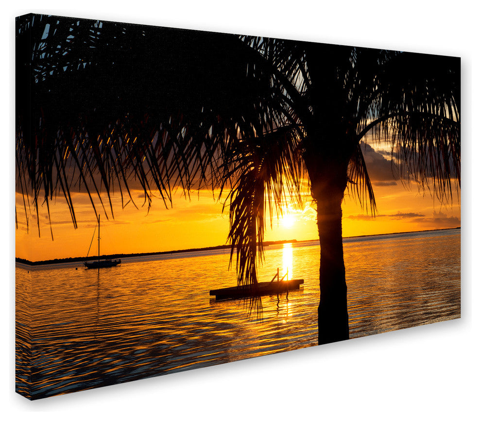 Philippe Hugonnard ''Peaceful Sunset'' Canvas Art, 16x24