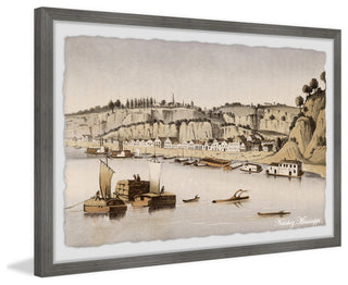 "Natchez MS" Framed Painting Print, 30x20