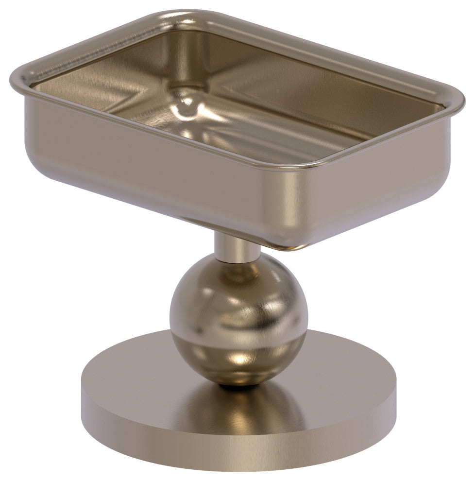 Vanity Top Soap Dish, Antique Pewter