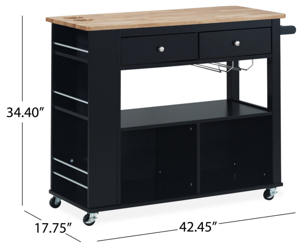 Mia Kitchen Cart With Wheels