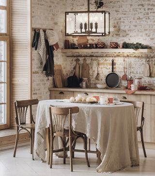 Paysan 13" 4-Light Iron Glass LED Flush Mount, Black