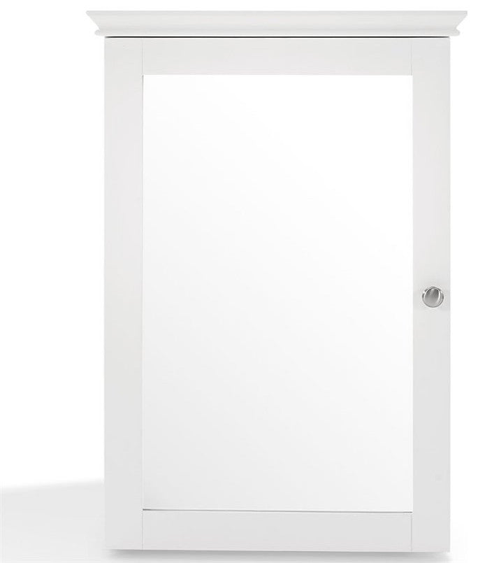 Pemberly Row Mirror Medicine Cabinet in White