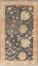 Turkish Vegetable Dye All-Over Handmade French Toile Rug Oriental, Gray, 6 X 9