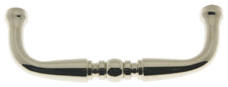 Genuine Solid Brass 3" c/c Colonial Pull, Bright Nickel
