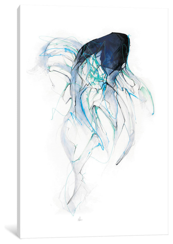 "Ghost Fish" by Alexis Marcou, Canvas Print, 26"x18"