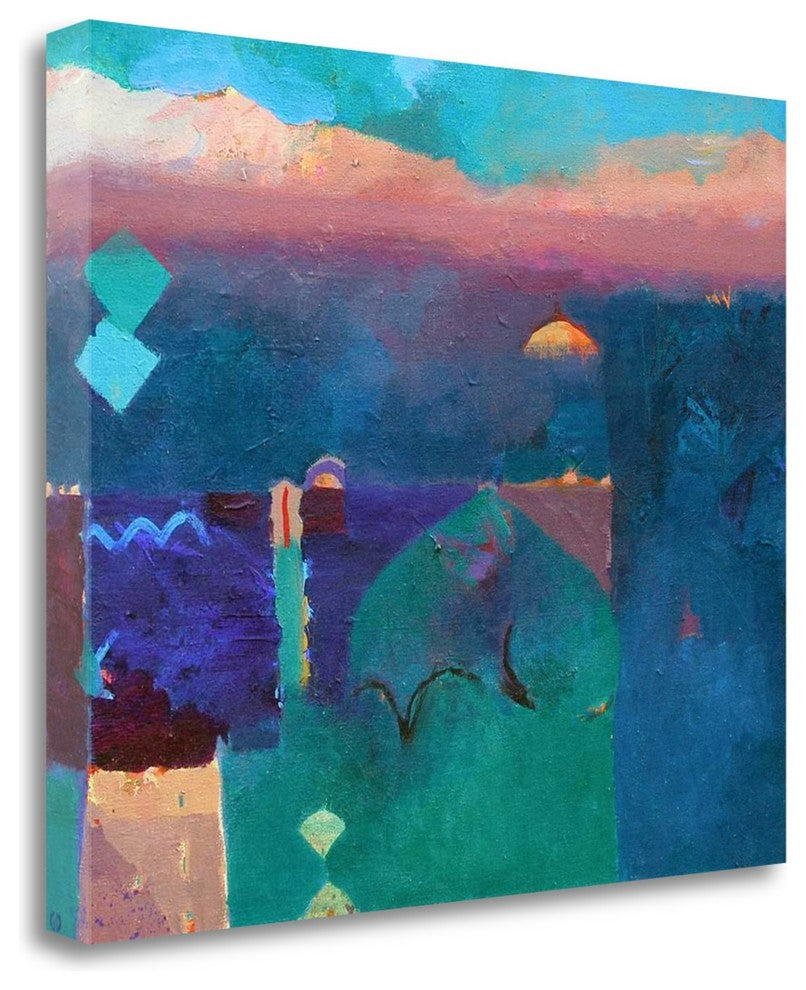 "Meknes Green" By Gerry Dudgeon, Giclee Print on Gallery Wrap Canvas