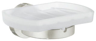 Home Holder With Frosted Glass Soap Dish