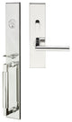 Frankfurt Lever, Mortise Entry Handleset, RHR, Polished Stainless Steel