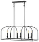 Safavieh Bryndan 6 Lt 35" Chandelier, Black