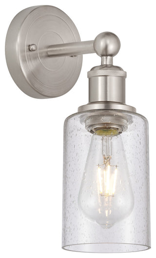 Innovations Clymer 1 3.875" Sconce Brushed Satin Nickel