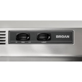 Broan BUEZ130 BUEZ1 Recirculating 30"W Under Cabinet Range Hood - Black