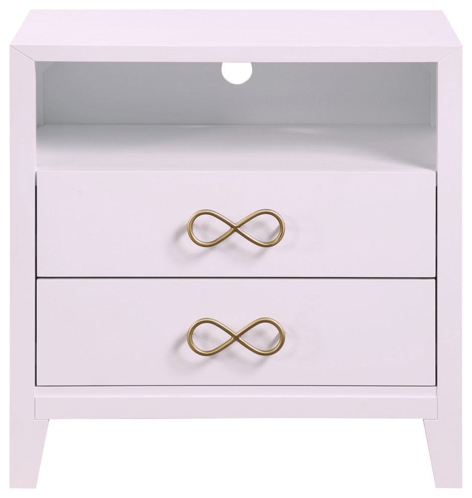 Bowtie Night Stand, Pink