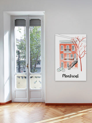 "Montreal Apartment" Painting Print on Wrapped Canvas