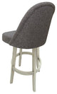 Swivel Counter 26" 30" Extra Tall 34" Wood Bar Stool M-235 Vivian Base, Grey