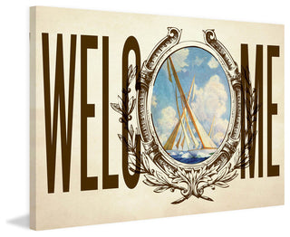 "Ship Welcome" Painting Print on Wrapped Canvas