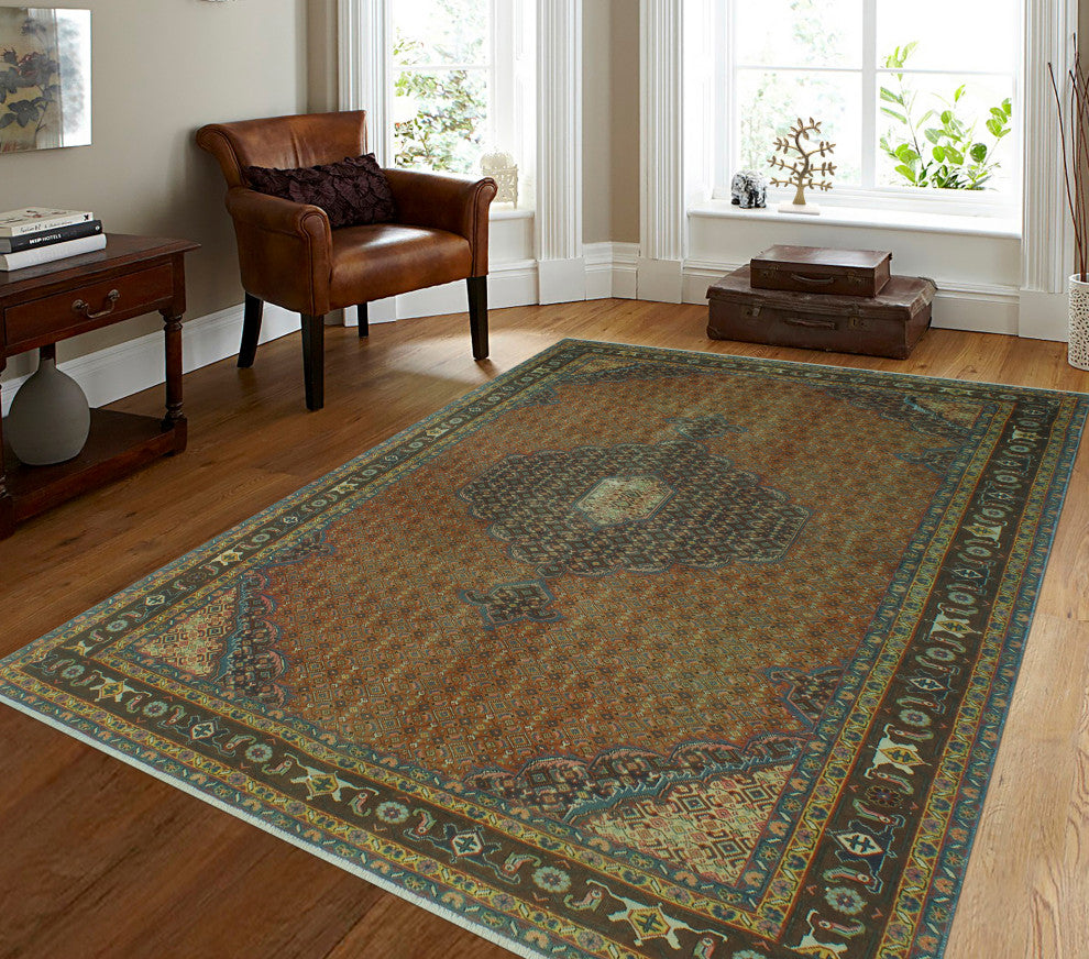 Semi-Antique Noorahme Rust Rug