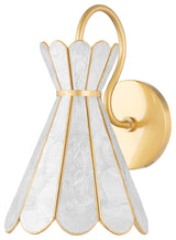 Lyra 1-Light Sconce Aged Brass