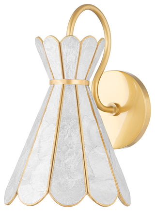 Lyra 1-Light Sconce Aged Brass