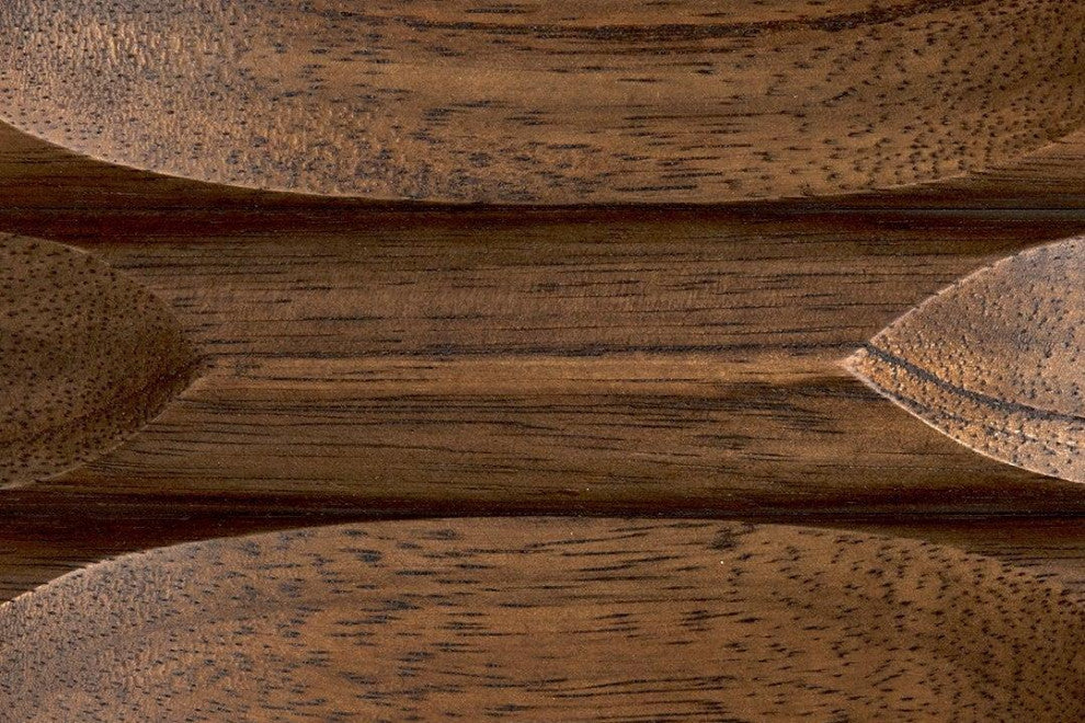 Silberman Walnut And Steel Dining Table