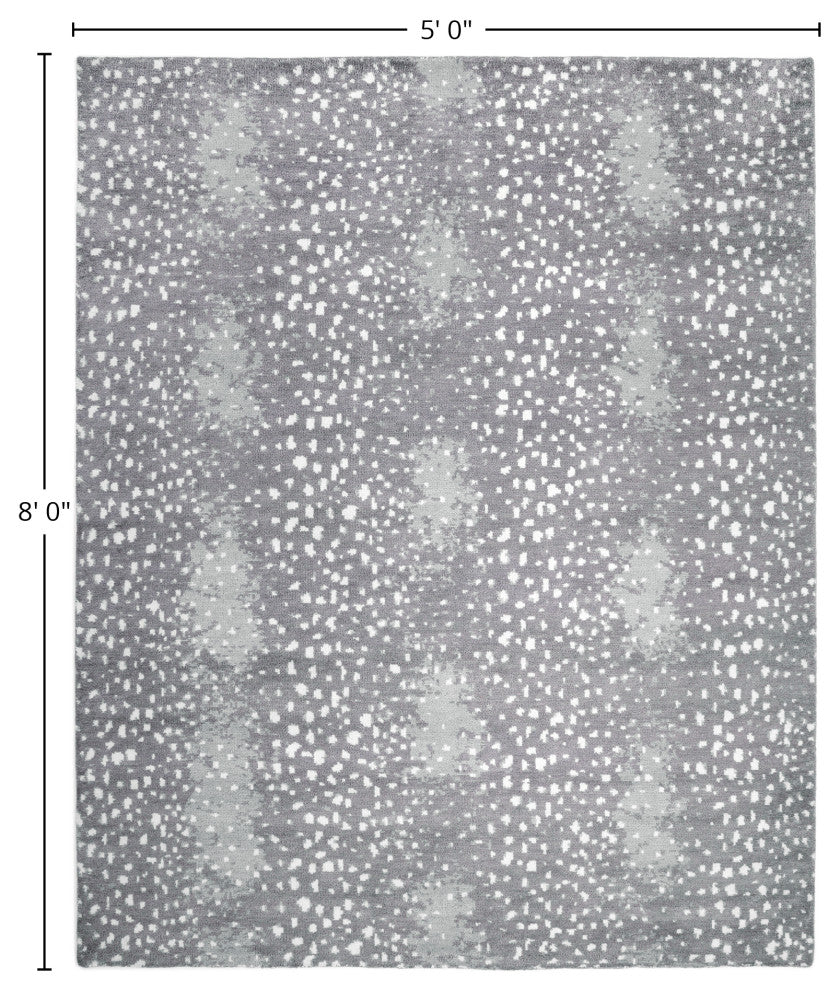 Louis, Handmade Area Rug 5' 0" x 8' 0", 5 X 8