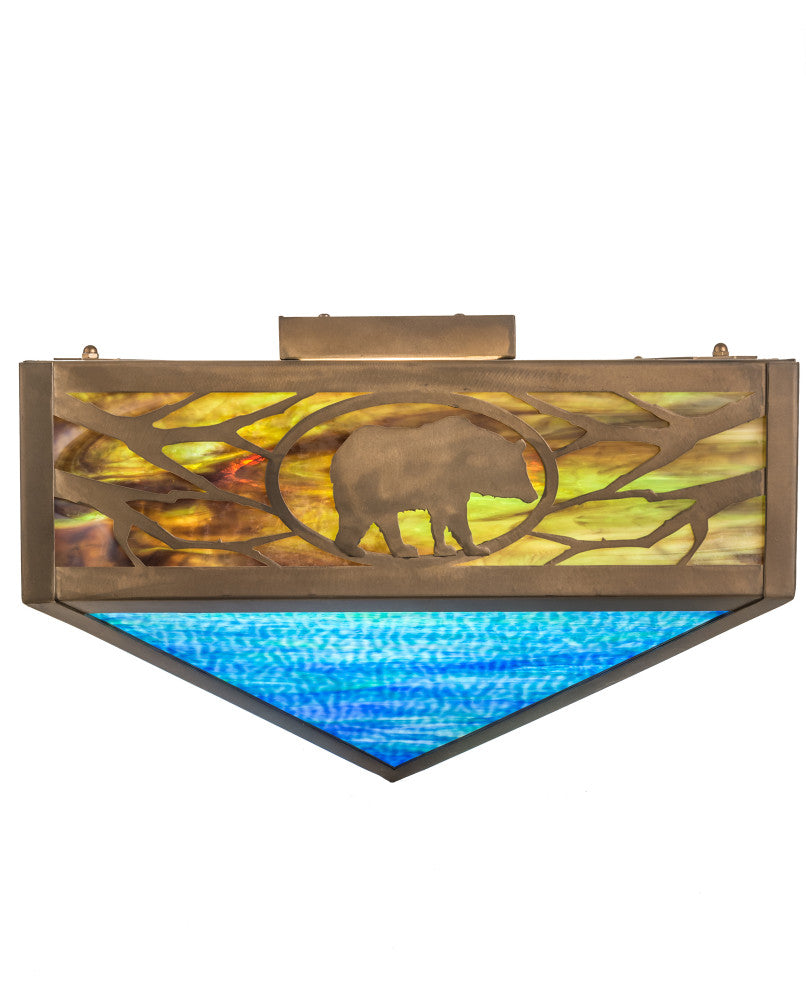 18Sq Wildlife Flushmount