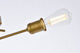 Xander 3-Light Flush Mount, Brass