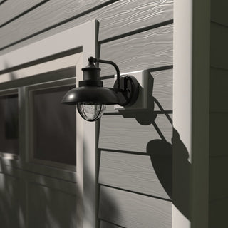 Vaxcel Lighting T0252 Harwich 1 Light 9"H Outdoor Wall Sconce - Textured Black