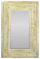 Rustic Mirror In Wooden Frame, Brown