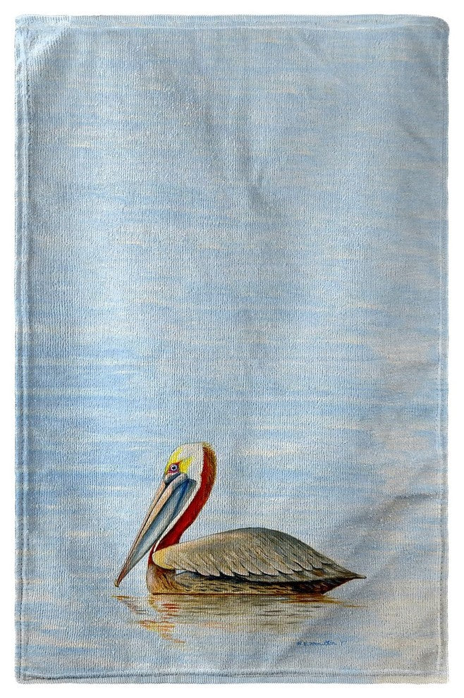 Betsy Drake Summer Pelican Beach Towel