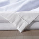 Signature Clever Cream Faux Silk Taffeta Hotel Blackout Fabric Sample, 4Wx4L