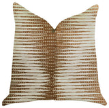 Pokaline Chevron Luxury Throw Pillow, 24"x24"