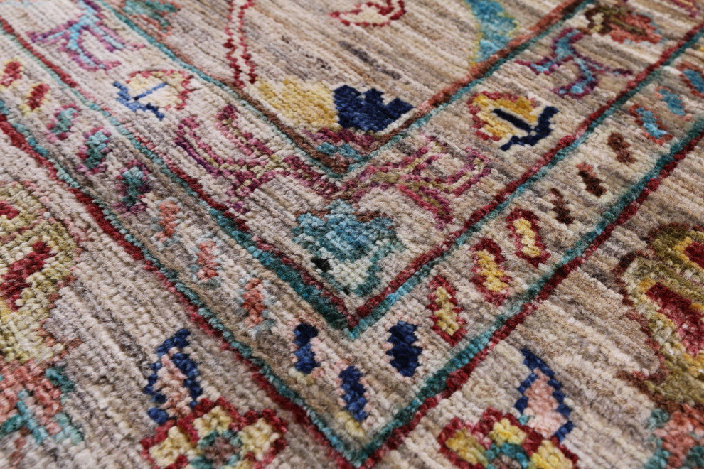 Persian Tabriz Hand Knotted Wool Rug 5' 8" X 7' 8" Q9812
